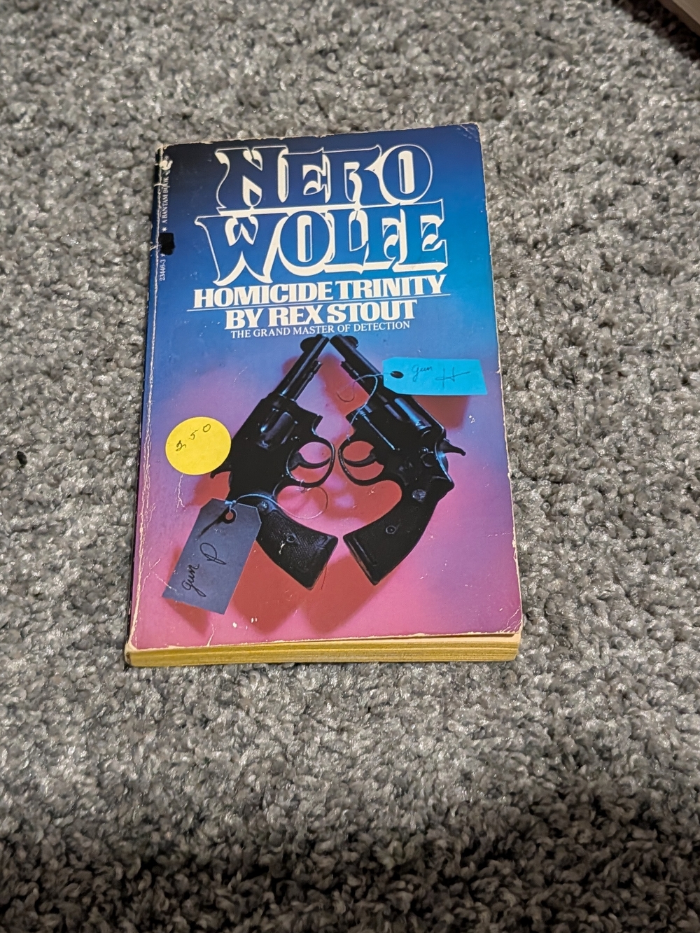 Nero Wolfe: Homicide Trinity by Rex Stout - Blue/Purple Paperback